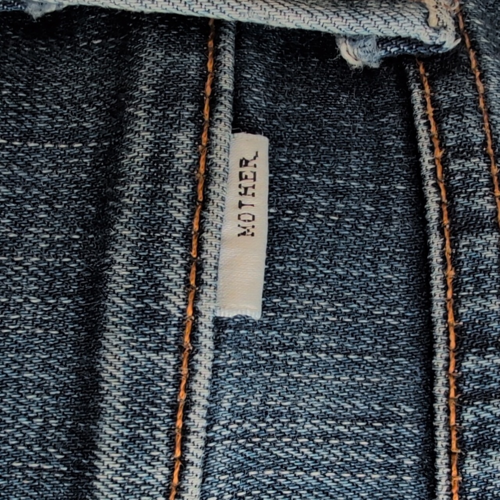 MOTHER The Charmer Jeans Dance of the Mockingbird Size 28 - Picture 7 of 12